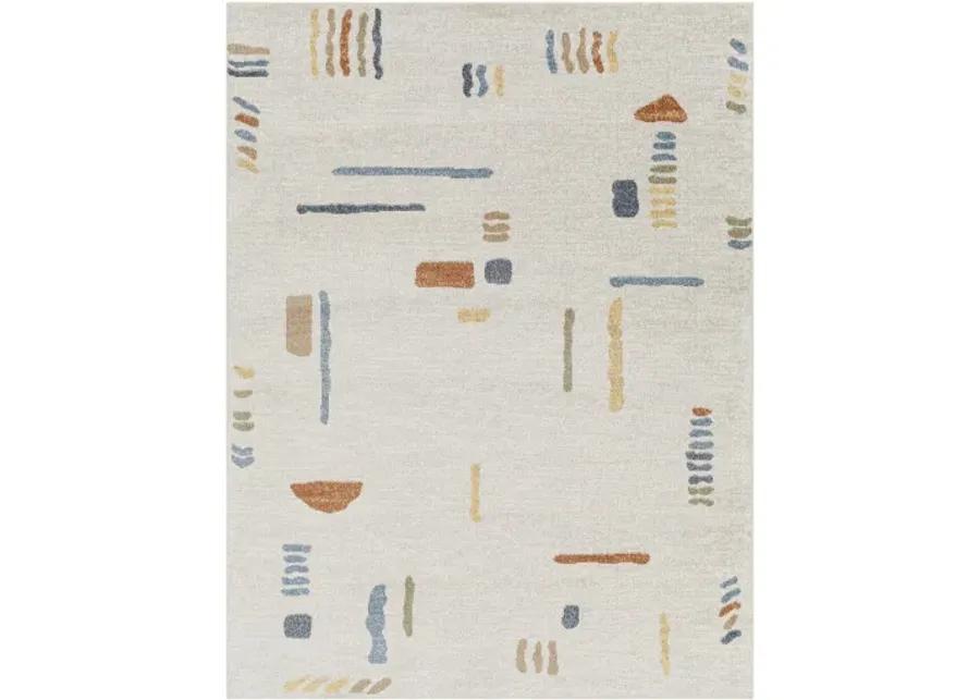 Lillian LLL-2313 2'2" x 3'9" Machine Woven Rug