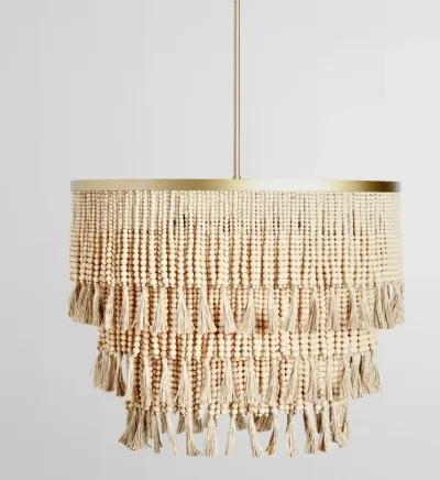 Brittany Natural Beaded Chandelier