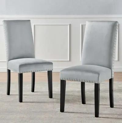 Parcel Performance Velvet Dining Side Chairs - Set of 2