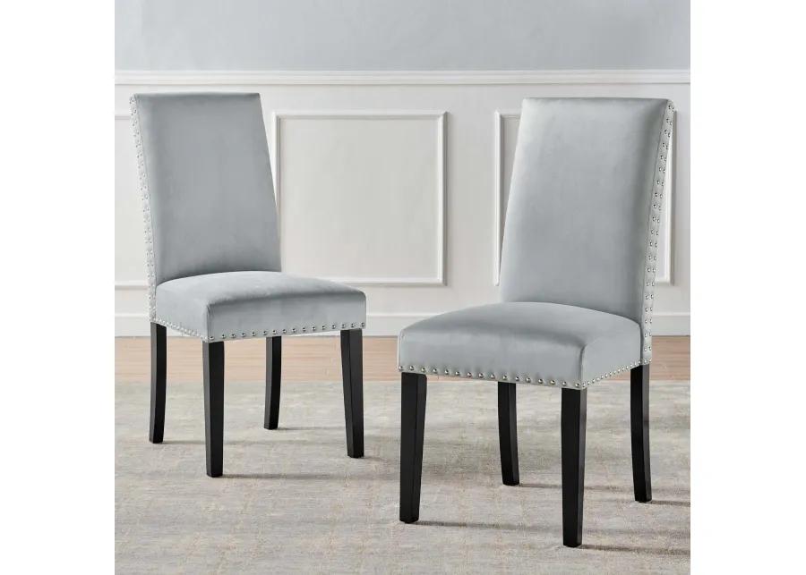 Parcel Performance Velvet Dining Side Chairs - Set of 2