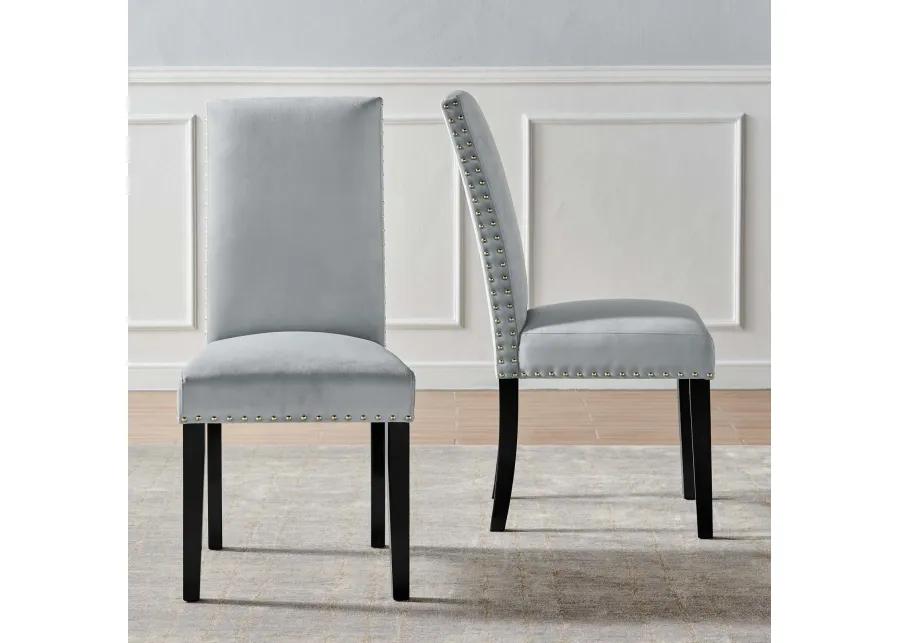 Parcel Performance Velvet Dining Side Chairs - Set of 2