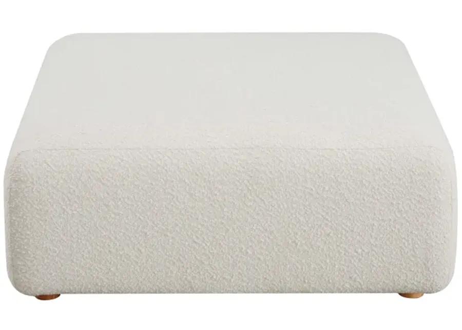 Hangover Cream Boucle Ottoman