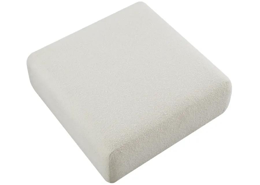 Hangover Cream Boucle Ottoman