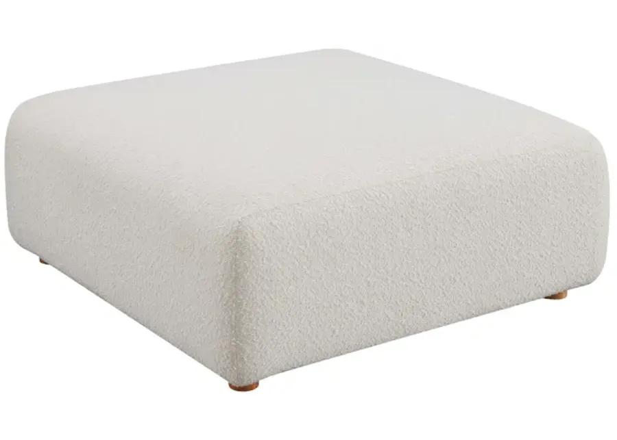 Hangover Cream Boucle Ottoman