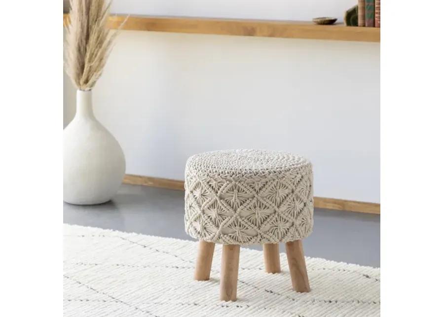 Mandala MDL-004 16"H x 16"W x 16"D Stool