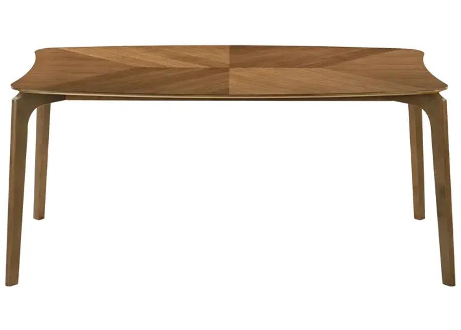 Kalia Wood Dining Table in Walnut Finish