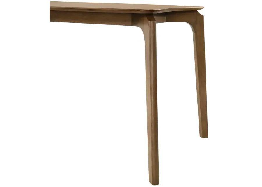 Kalia Wood Dining Table in Walnut Finish