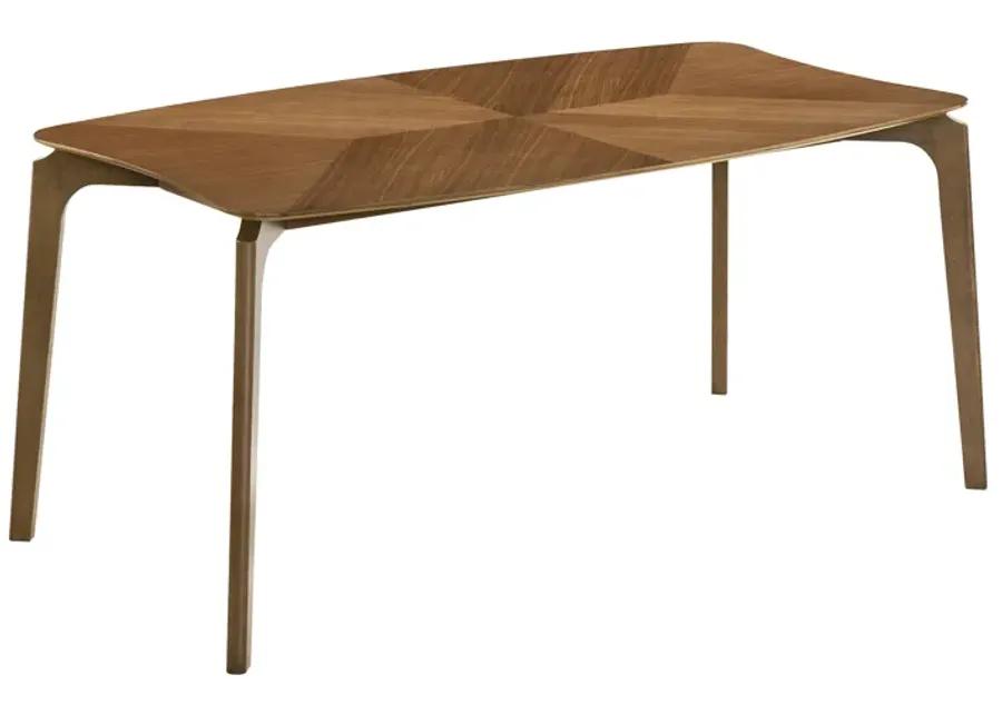 Kalia Wood Dining Table in Walnut Finish