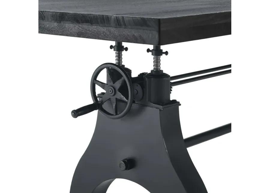 Genuine 96" Crank Adjustable Height Dining and Conference Table