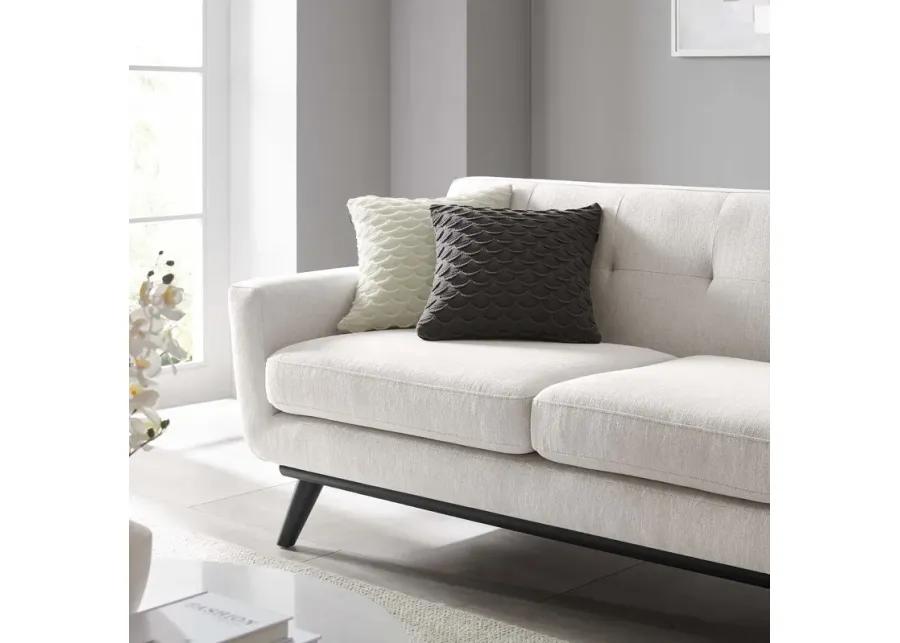 Engage Herringbone Fabric Loveseat