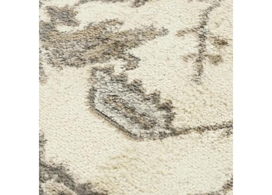 Palace Beige  Polypropylene  2'6"x7'3" Runner Rug