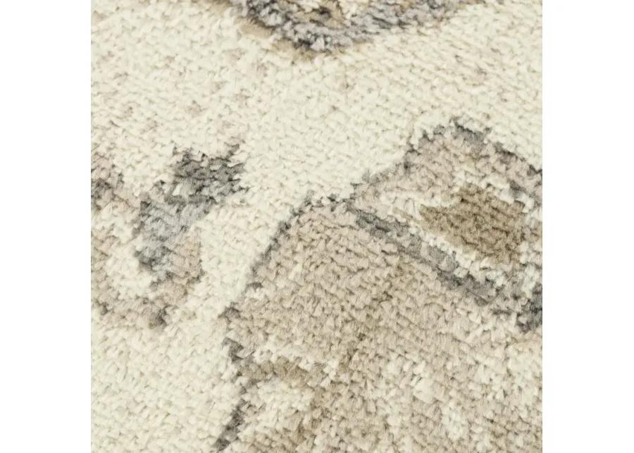 Palace Beige  Polypropylene  2'6"x7'3" Runner Rug