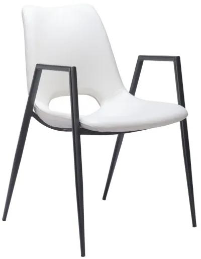 Desi Dining Chair (Set of 2) White