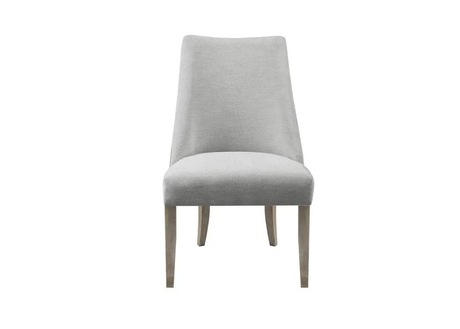 Martha Stewart Winfield Light Grey Upholstered Dining chair Set of 2