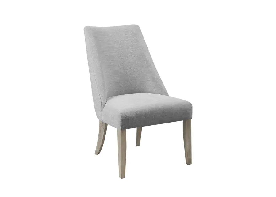 Martha Stewart Winfield Light Grey Upholstered Dining chair Set of 2