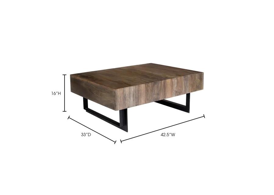 TIBURON STORAGE COFFEE TABLE