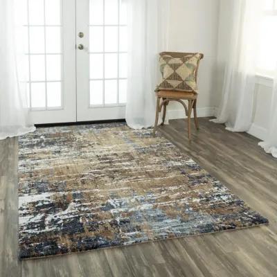 Elite Brown  Recycled Polyester 5'2" x 7'9" Rectangle Rug