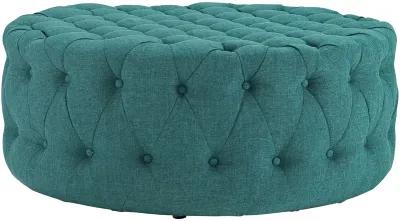 Amour Upholstered Fabric Ottoman