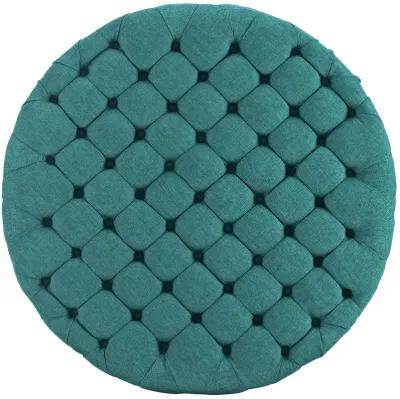 Amour Upholstered Fabric Ottoman