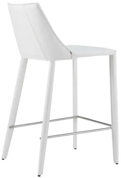 Kalle Counter Stool in White - Set of 1