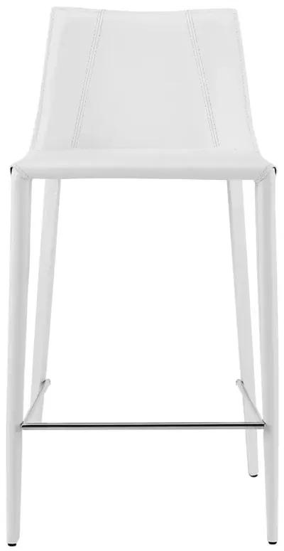 Kalle Counter Stool in White - Set of 1