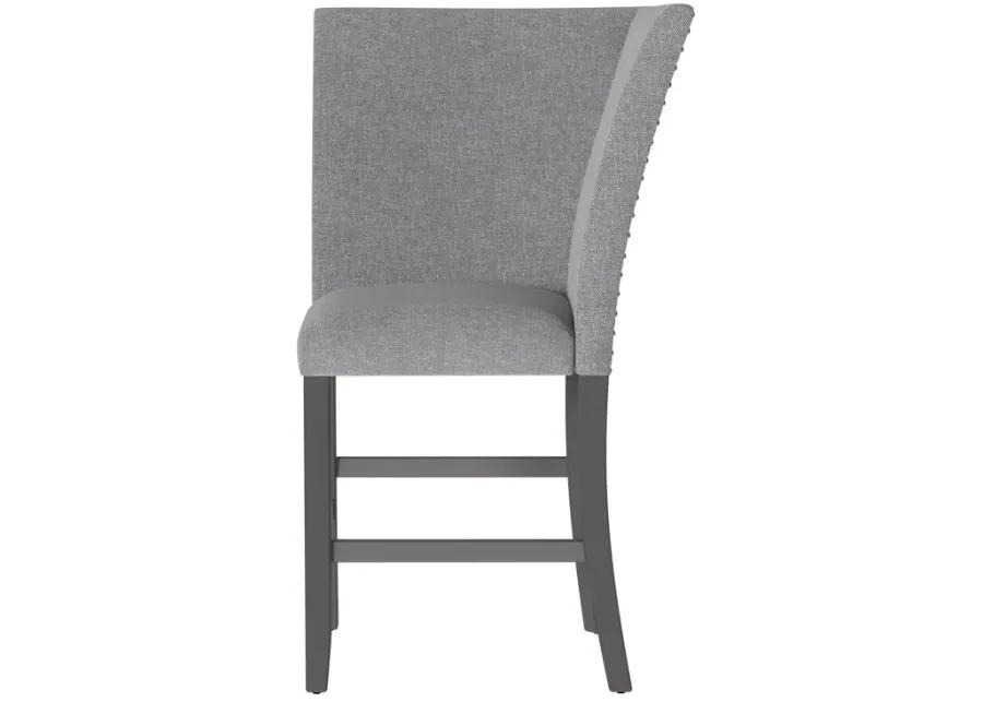 Seneca Upholstered Corner Barstool With Back