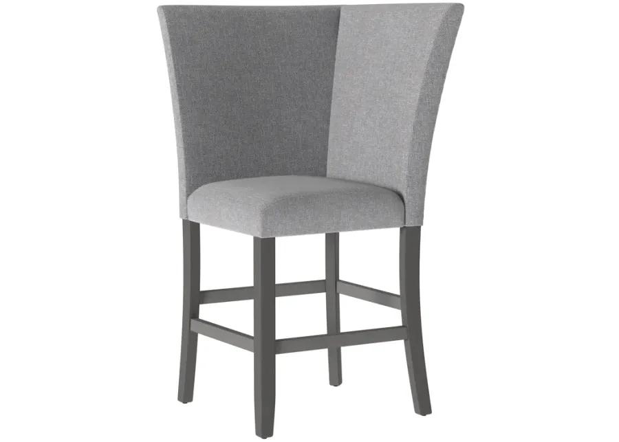 Seneca Upholstered Corner Barstool With Back