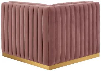 Conjure Channel Tufted Performance Velvet Right Corner Chair