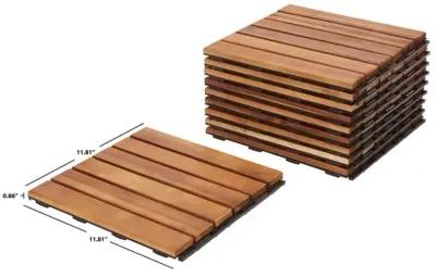 OSAKA WOODEN FLOOR TILE- 6 SLATS-ACACIA