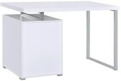 Brennan 3-drawer Office Desk White