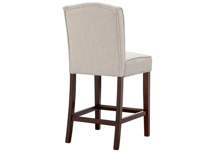 Madison Park Marian Tan Tufted Counter Stool