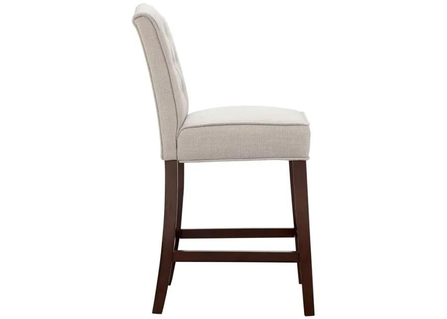 Madison Park Marian Tan Tufted Counter Stool