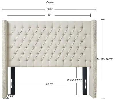 Madison Park Amelia Upholstery Headboard