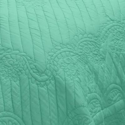 Moroccan Fling Aqua Floral Aqua Standard Sham