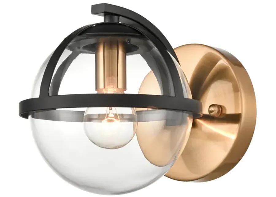 Davenay 6" Wide 1-Light Vanity Light - Satin Brass