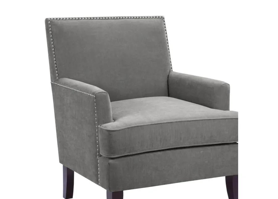 Madison Park Colton Grey Track Arm Club Chair