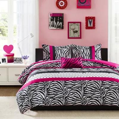 Mi Zone Reagan Pink Comforter Set