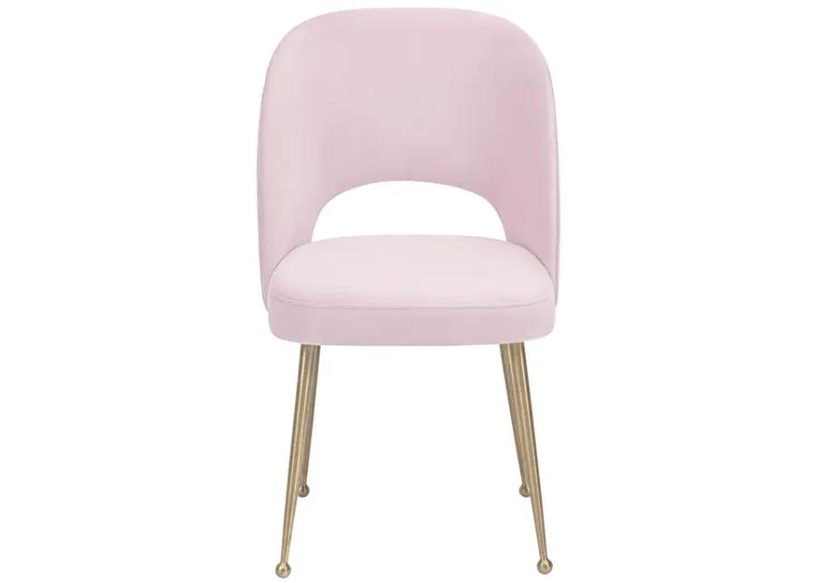 Swell Blush Velvet Chair