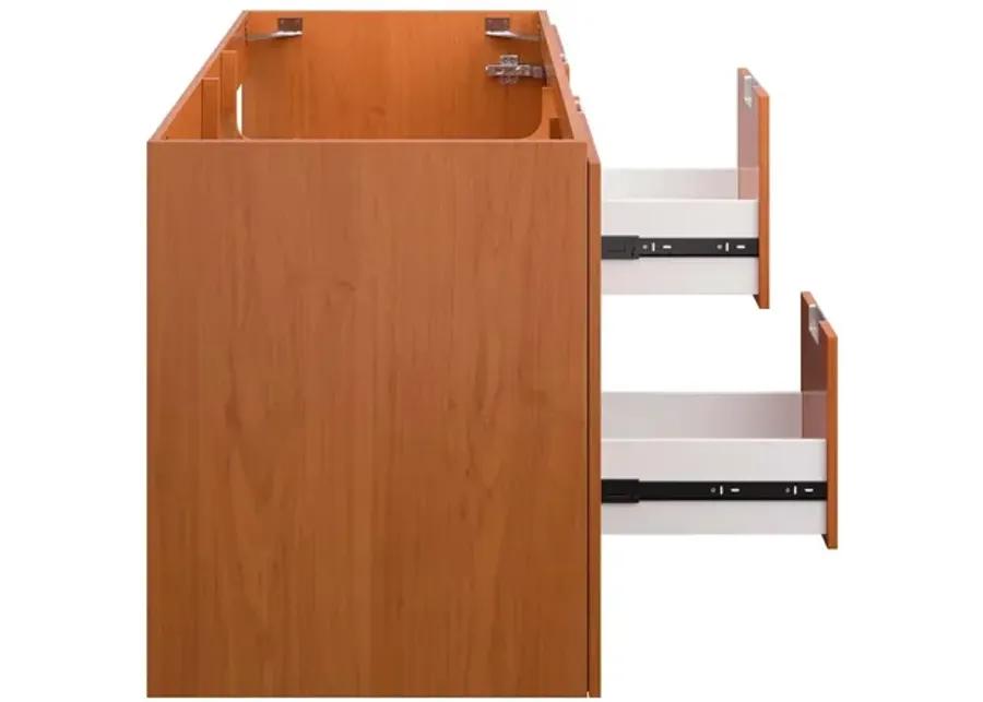 Scenic 48" Double Sink Compatible (Not Included) Bathroom Vanity Cabinet