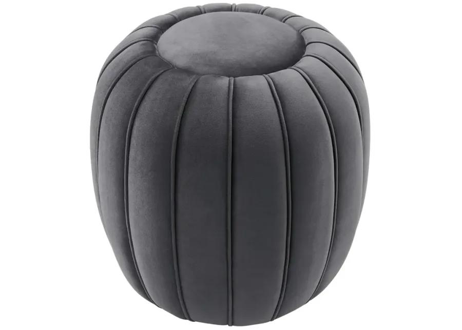 Celebrate Channel Tufted Performance Velvet Ottoman