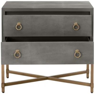 Strand Shagreen 2-Drawer Nightstand