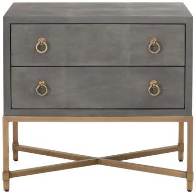 Strand Shagreen 2-Drawer Nightstand