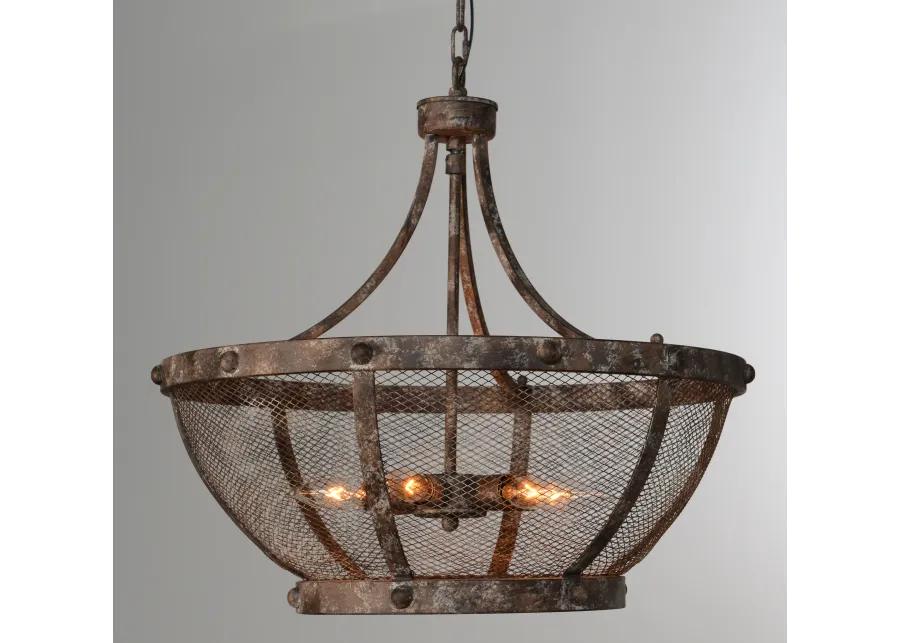 Charleston 6-Light Mesh Chandelier by Kosas Home