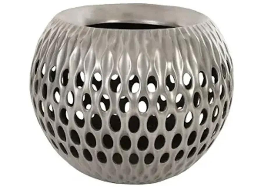 breathe planter, aluminum