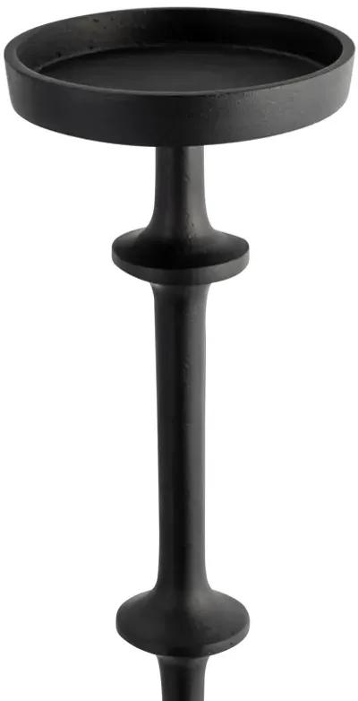 Metal, 29" Abacus Floor Pillar Candleholder, Black