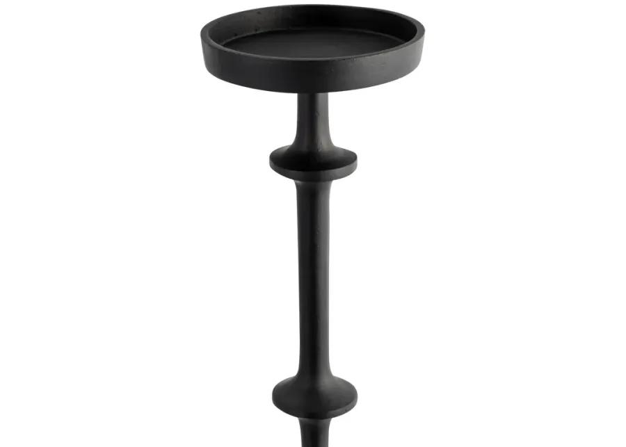 Metal, 29" Abacus Floor Pillar Candleholder, Black