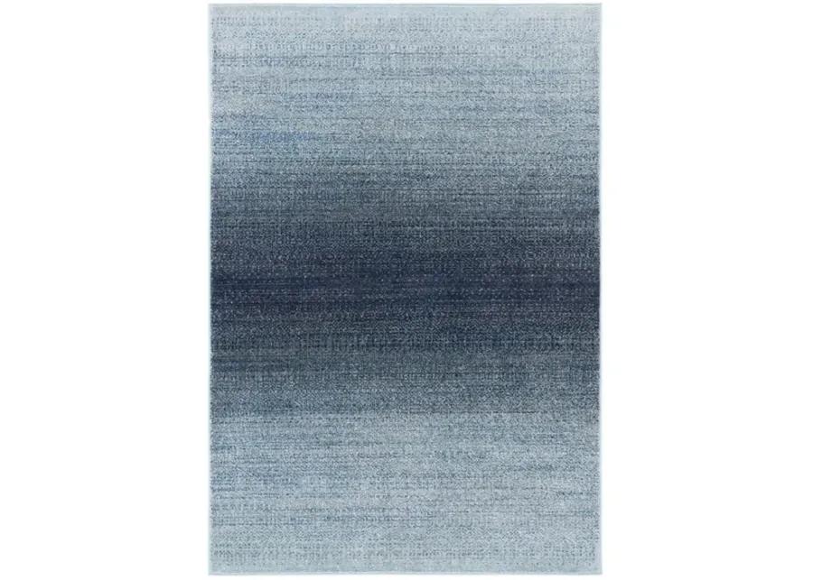 Adirondack Contemporary Purple / Grey 6' X 6' Square Powerloomed Rug