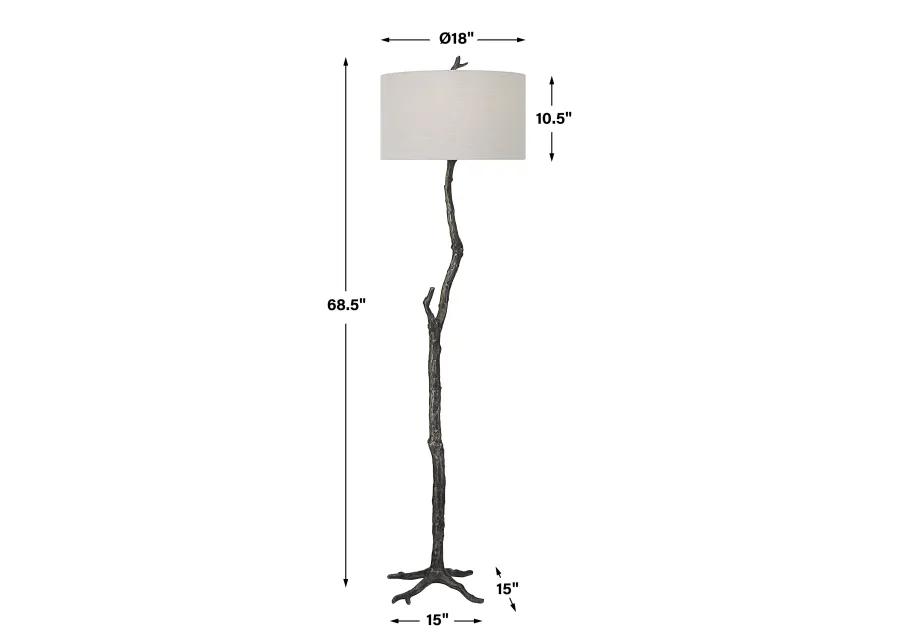 Spruce Rustic Floor Lamp