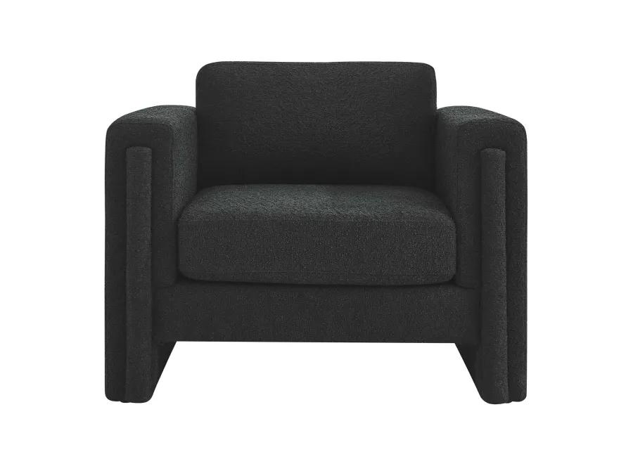 Visible Boucle Fabric Armchair