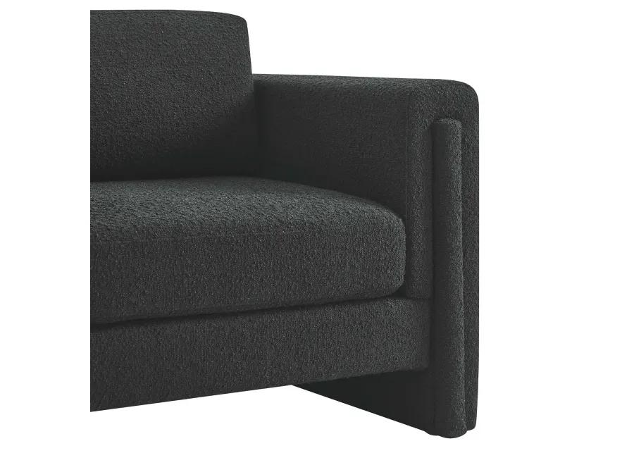 Visible Boucle Fabric Armchair